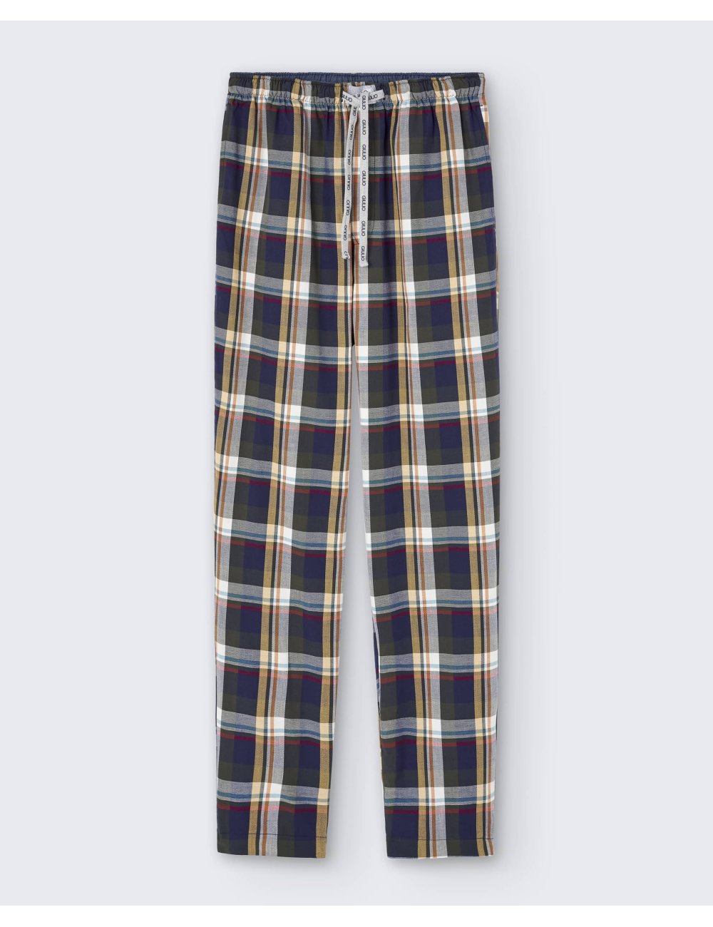 Pantalón largo de pijama de hombre de franela a cuadros multicolor - Pantalón de pijama Tremp Pantalón largo de pijama de hombre de franela a cuadros multicolor - Pantalón de pijama Tremp