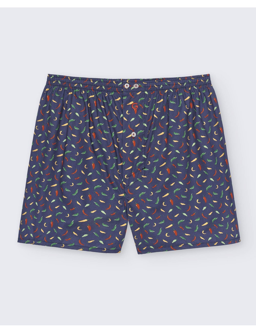Bóxer de tela pequeño estampado paprika azul marino hombre Giulio | Calzoncillos cómodos | Calidad asegurada | Bóxer Tugo Bóxer de tela pequeño estampado paprika azul marino hombre Giulio | Calzoncillos cómodos | Calidad asegurada | Bóxer Tugo