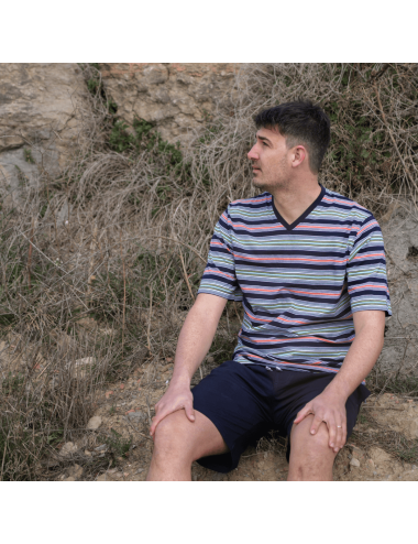 Men's Knitted Short Pyjamas Giulio - Pyjama Cyrus