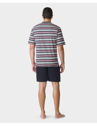 Pijama Punto Corto Hombre de rayas Giulio | Elegancia y comodidad | Pijama Cyrus