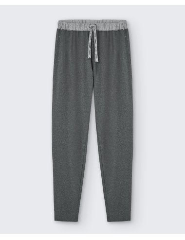 Grey Knitted Long Pants