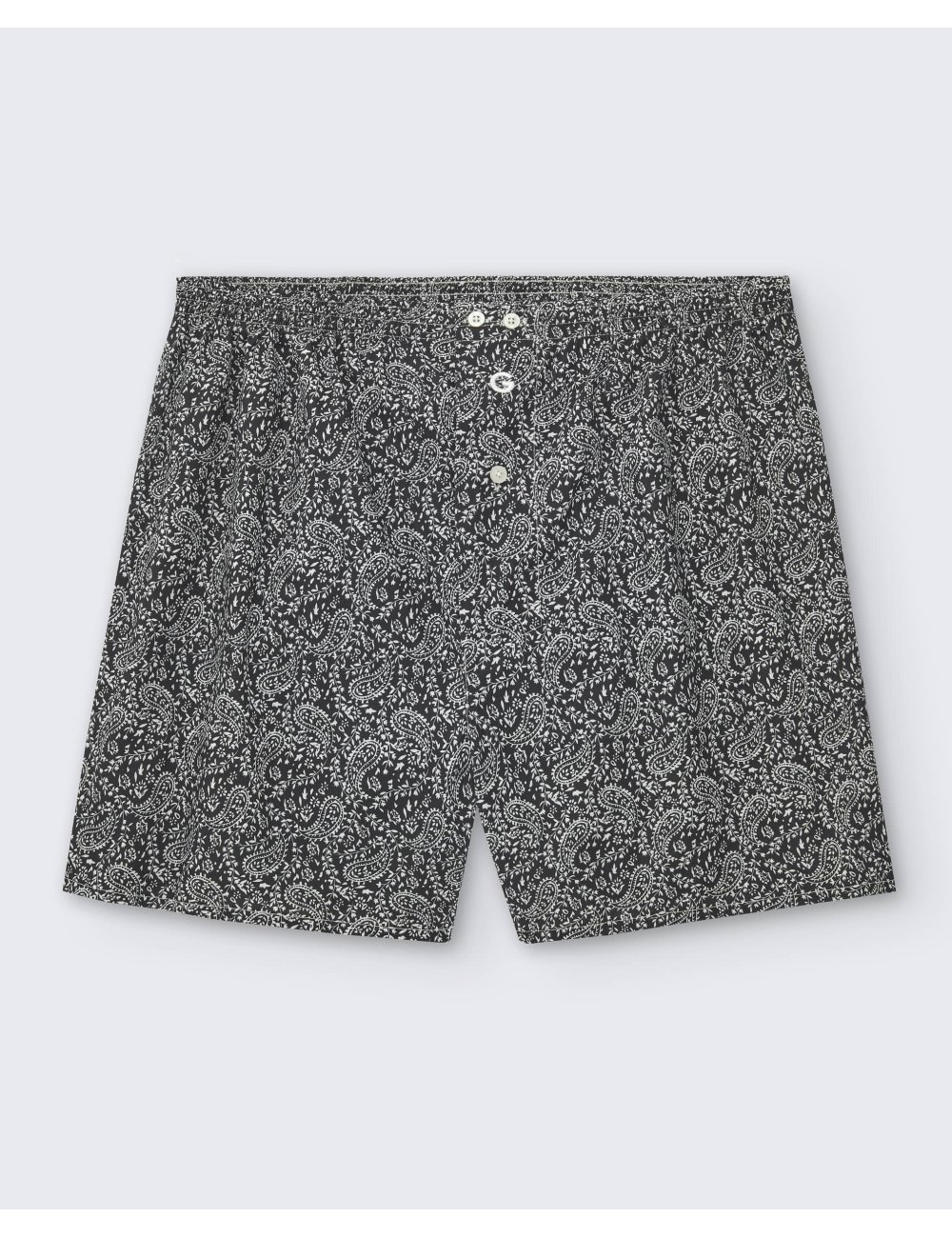 Bóxer de tela estampado cachemira en azul marino y blanco hombre Giulio | Calzoncillos cómodos | Calidad asegurada | Bóxer Noni Bóxer de tela estampado cachemira en azul marino y blanco hombre Giulio | Calzoncillos cómodos | Calidad asegurada | Bóxer Noni
