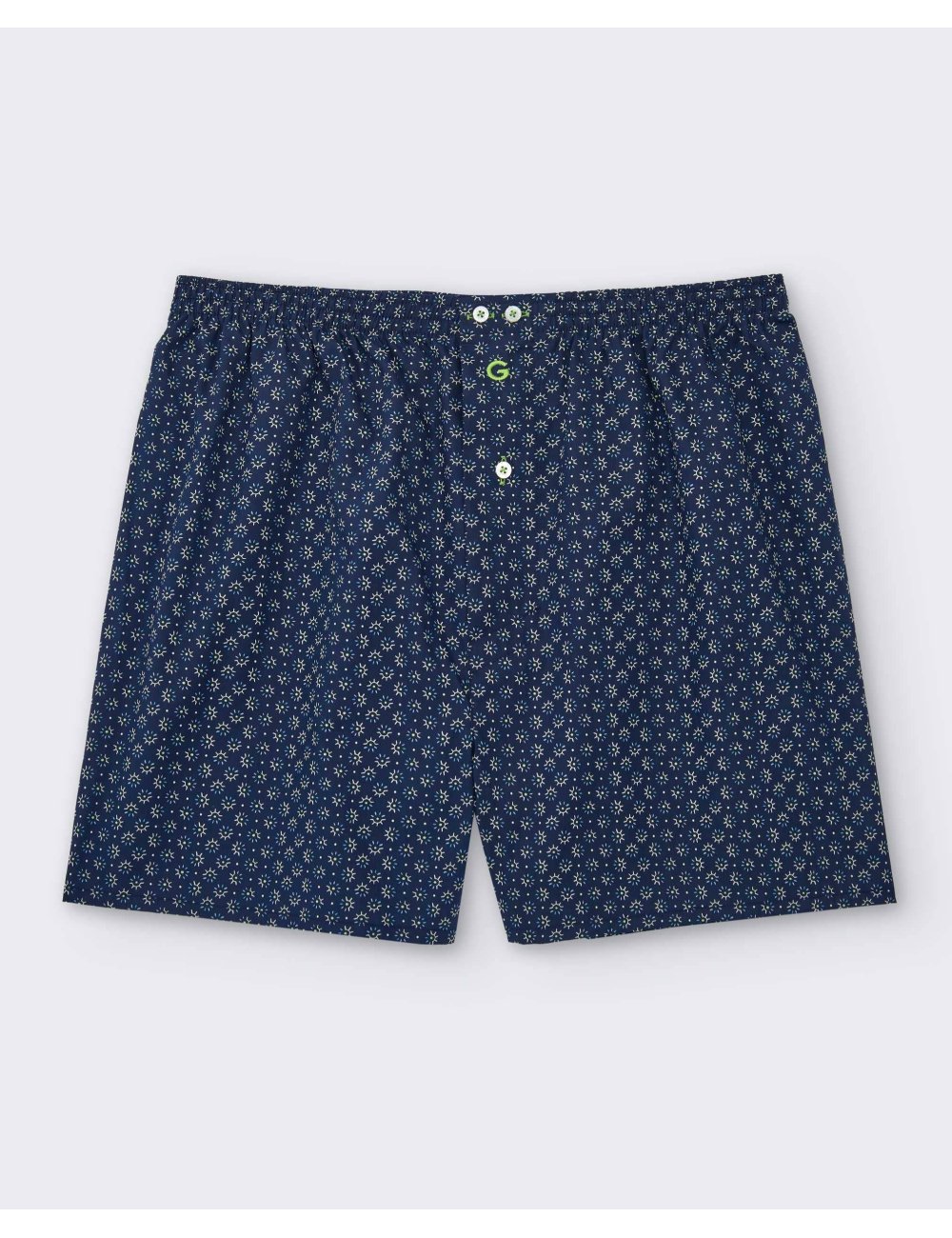 Elna Men's Woven Boxer | Navy Blue Print – Giulio Elna Men's Woven Boxer | Navy Blue Print – Giulio