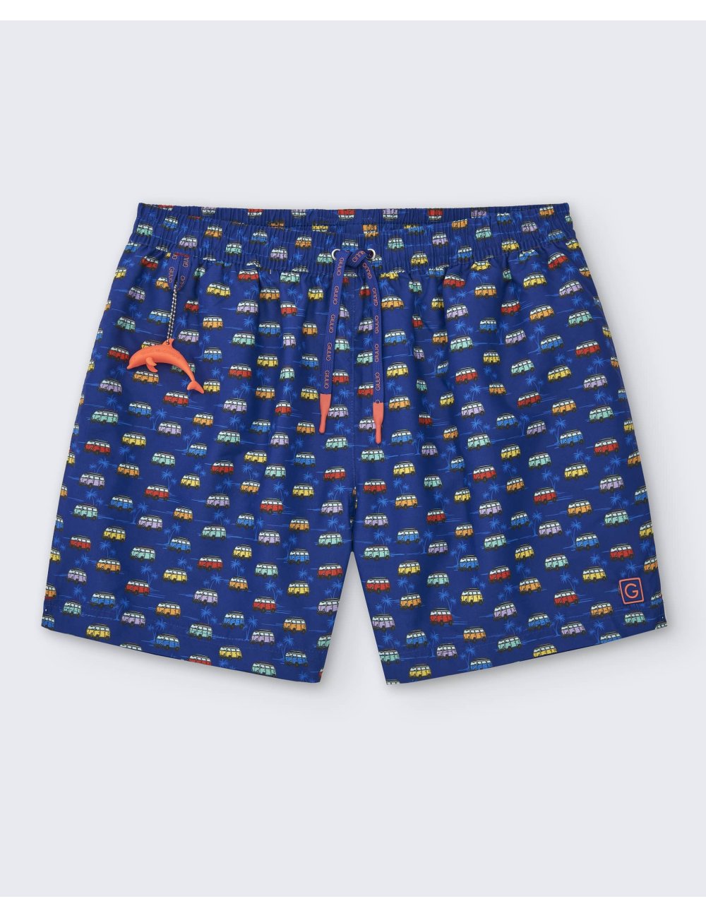 Men’s Vans Swim Shorts | Blue Vans Print - GIULIO Men’s Vans Swim Shorts | Blue Vans Print - GIULIO