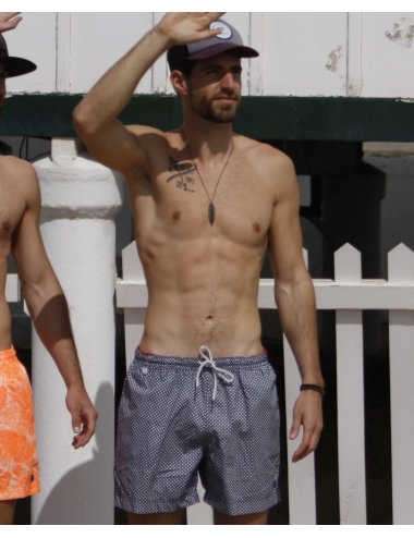 GIULIO Printed Swim Shorts – PRASLIN Model