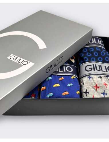 6-Pack Printed Lycra Men’s Boxers | Shop Online | GIULIO