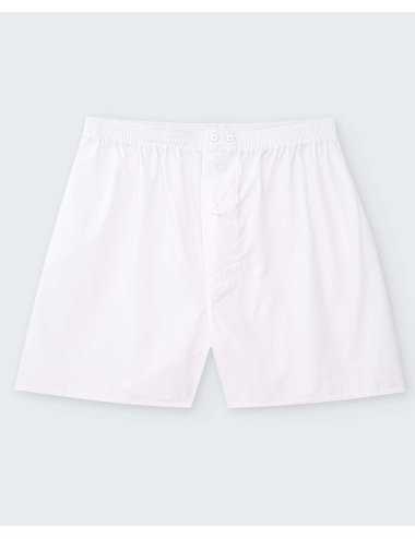 Basic plain white fabric boxer – Popelin Boxer