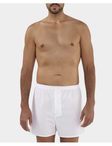 Basic plain white fabric boxer – Popelin Boxer