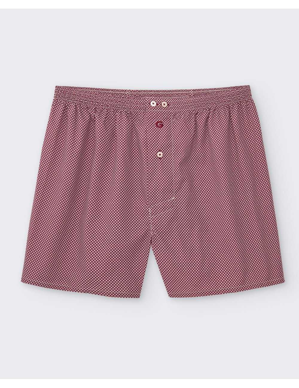 Men’s Geometric Woven Boxer Mick |100% Cotton | Giulio Men’s Geometric Woven Boxer Mick |100% Cotton | Giulio