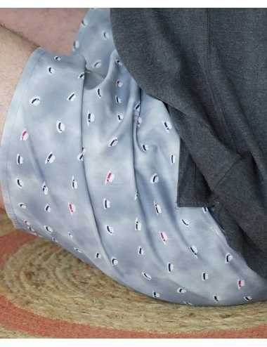 Men’s Riba Hat Print Boxer 100% Cotton | Giulio