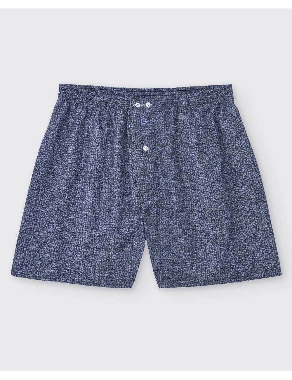 Men’s Geometric Woven Boxer Morning Frost|100% Cotton | Giulio Men’s Geometric Woven Boxer Morning Frost|100% Cotton | Giulio