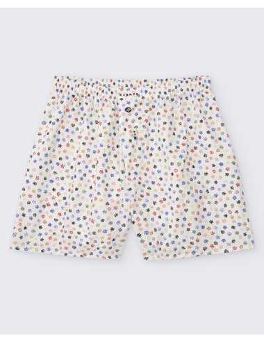 Men’s Floral Woven Boxer Wildflower Growth|100% Cotton | Giulio