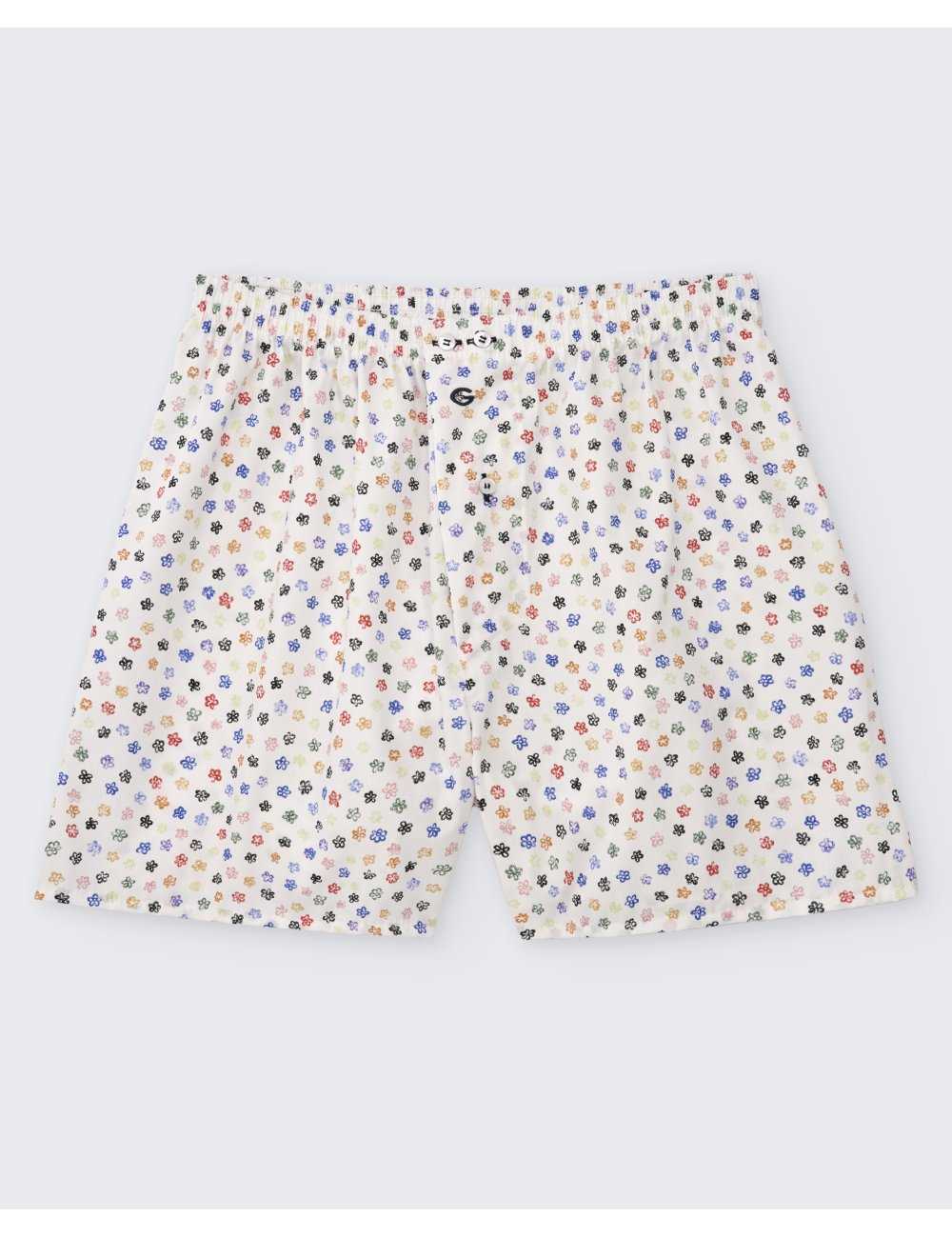 Men’s Floral Woven Boxer Wildflower Growth|100% Cotton | Giulio Men’s Floral Woven Boxer Wildflower Growth|100% Cotton | Giulio