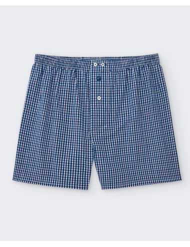 Men’s Adou check pattern Boxer 100% Cotton | Giulio
