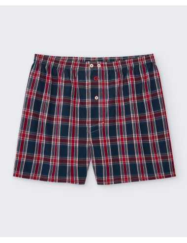 Men’s Clay check pattern Boxer 100% Cotton | Giulio