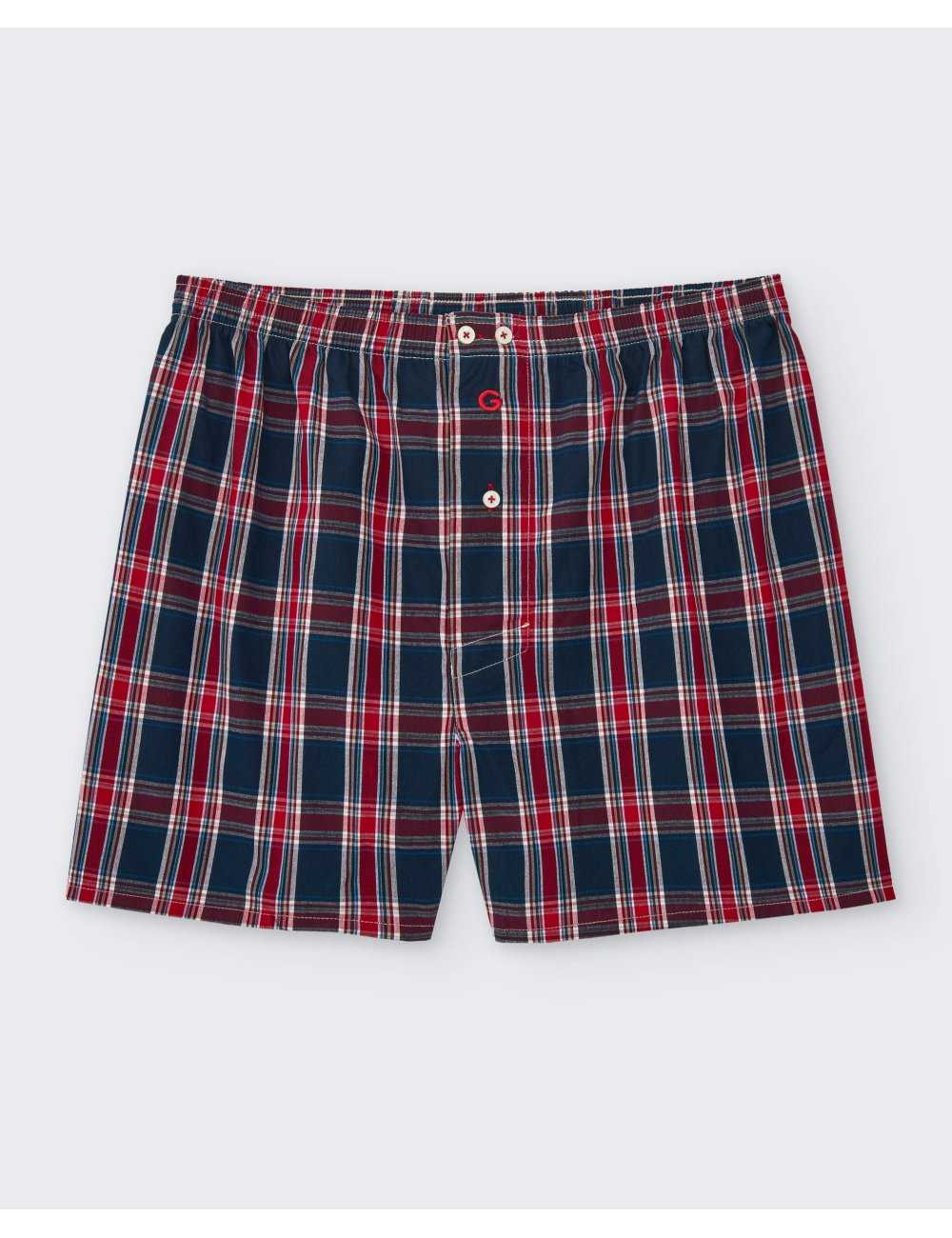 Men’s Clay check pattern Boxer 100% Cotton | Giulio Men’s Clay check pattern Boxer 100% Cotton | Giulio