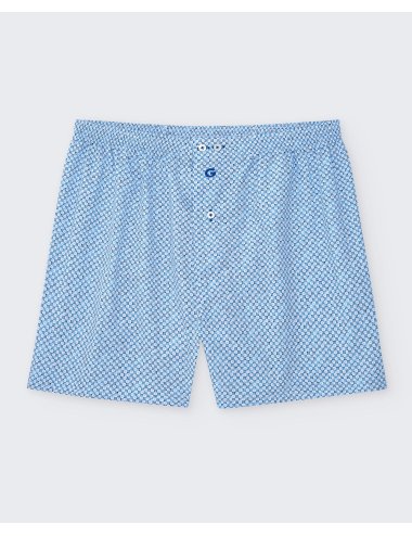 Men’s Geometric Woven Boxer Lander |100% Cotton | Giulio