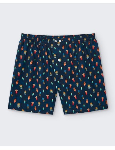 Men’s Rufus Print Boxer | 100% Cotton | Giulio
