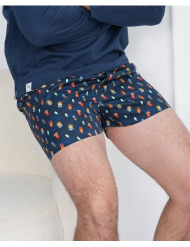 Men’s Rufus Print Boxer | 100% Cotton | Giulio
