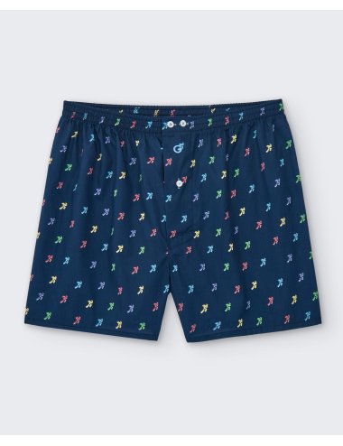 Men’s Sec Print Boxer | 100% Cotton | Giulio
