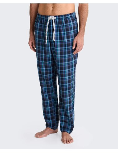 Pantalón de pijama hombre viella cuadros azules Bedmon | Giulio