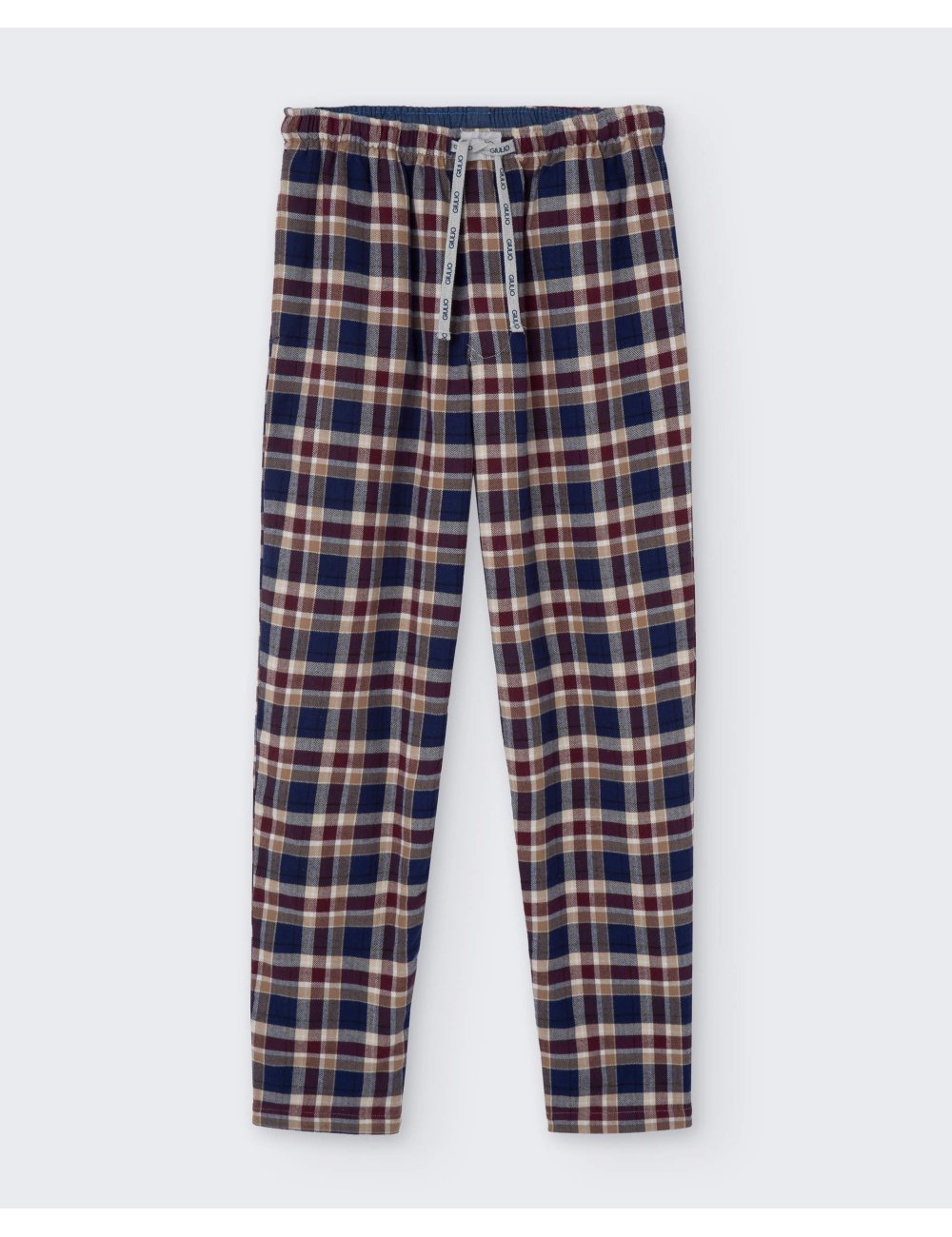 Pantalón de pijama hombre franela cuadros Caudet | Giulio