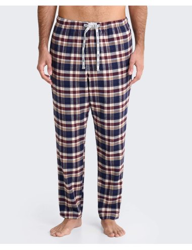 Pantalón de pijama hombre franela cuadros Caudet | Giulio