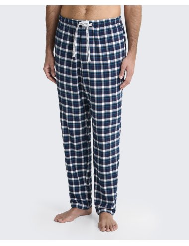 Pantalón de pijama hombre franela cuadros Cotet | Giulio