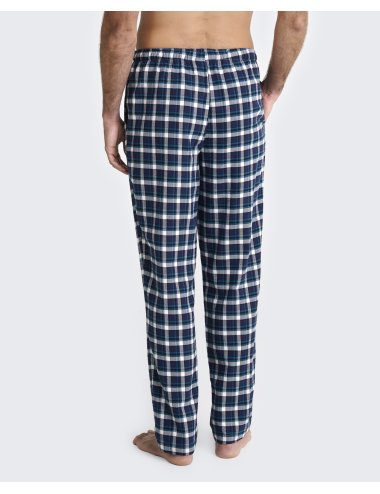Pantalón de pijama hombre franela cuadros Cotet | Giulio
