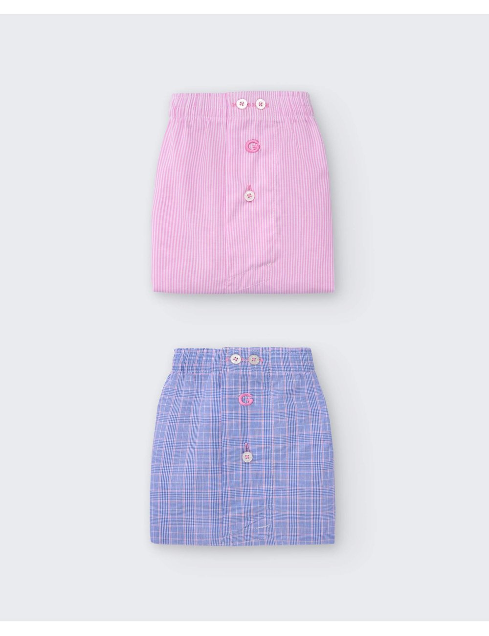 Pack de 2 bóxers de tela para hombre 100% algodón - Pack 171 | Giulio