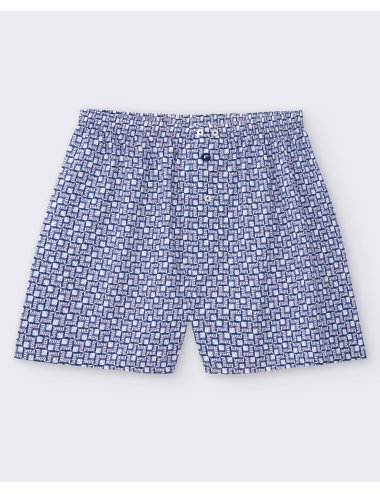 Men’s Bebop 100% Cotton Woven Boxer | Giulio