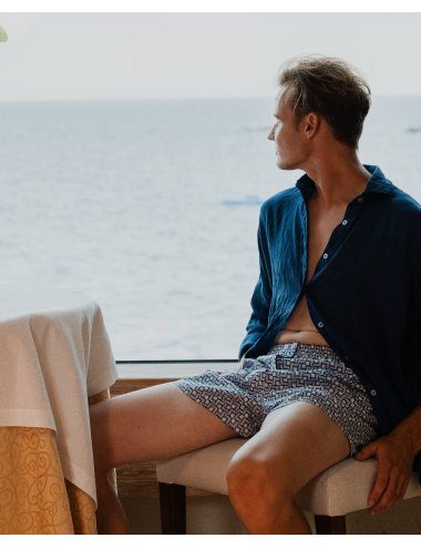 Men’s Bebop 100% Cotton Woven Boxer | Giulio