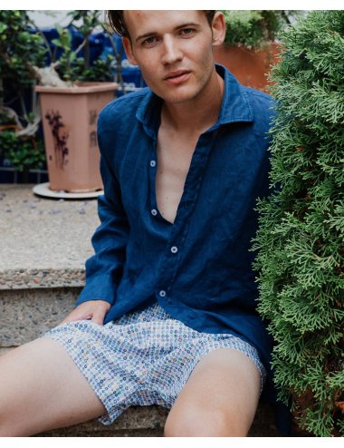 Men’s Disco 100% Cotton Woven Boxer | Giulio