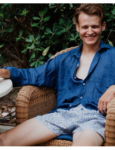 Men’s Disco 100% Cotton Woven Boxer | Giulio