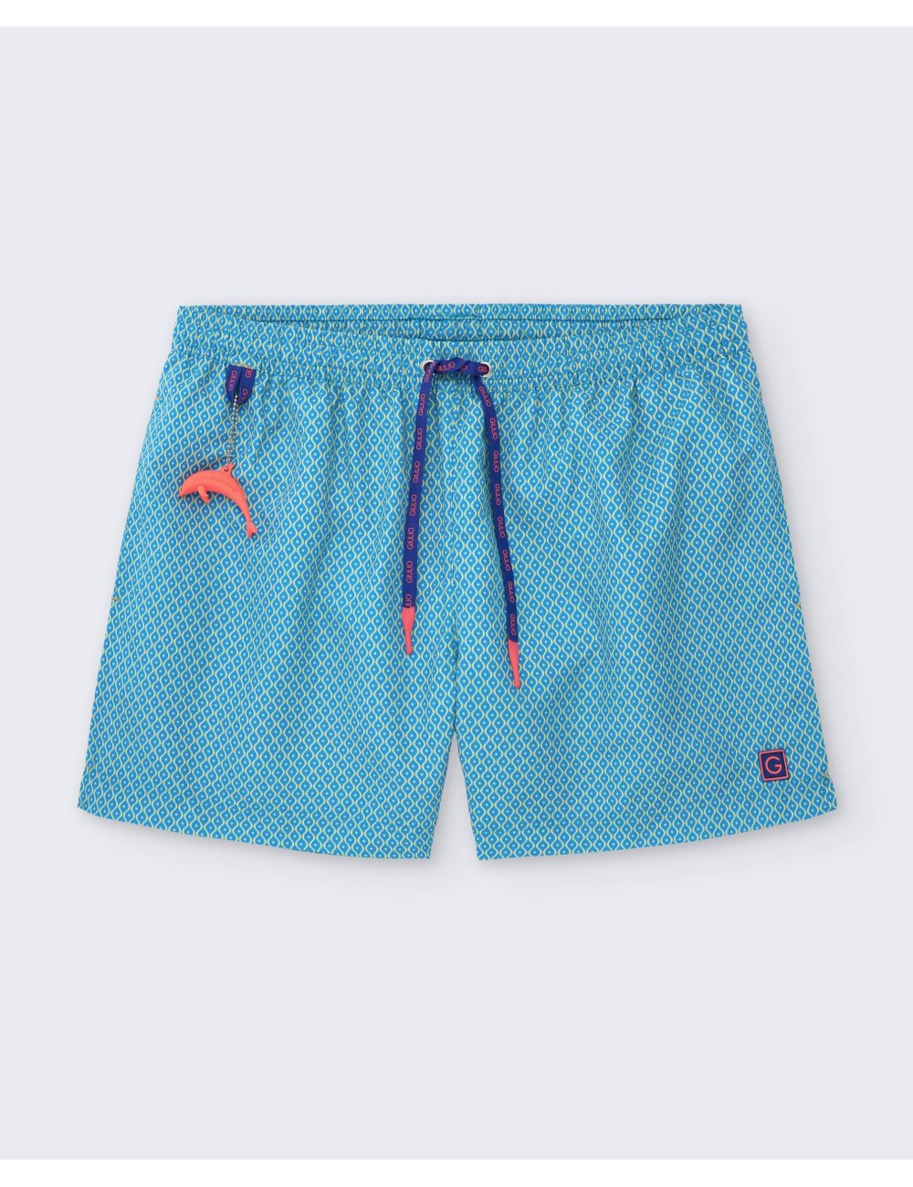 Bañador Hombre de Poliéster con Estampado Geométrico Electro| Giulio