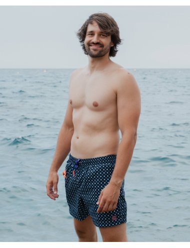 Bañador Hombre Poliéster con Estampado Geométrico Brindisi | Giulio