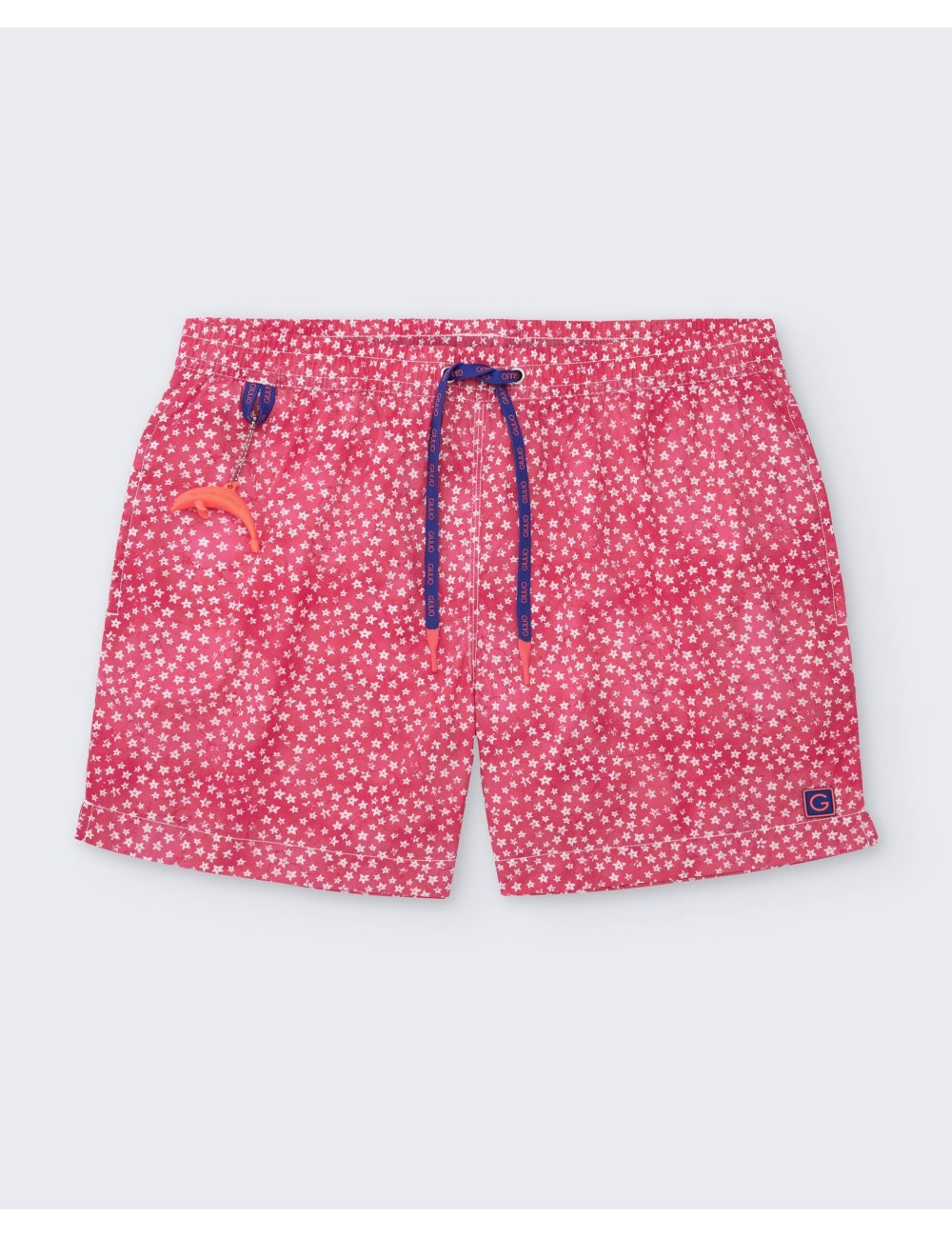 Bañador Hombre Nylon Estampado Flores Rojo Rock | Secado Rápido | Giulio