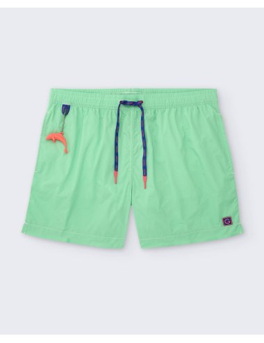 Bañador Hombre Nylon Color Verde Monaco | Secado Rápido | Giulio