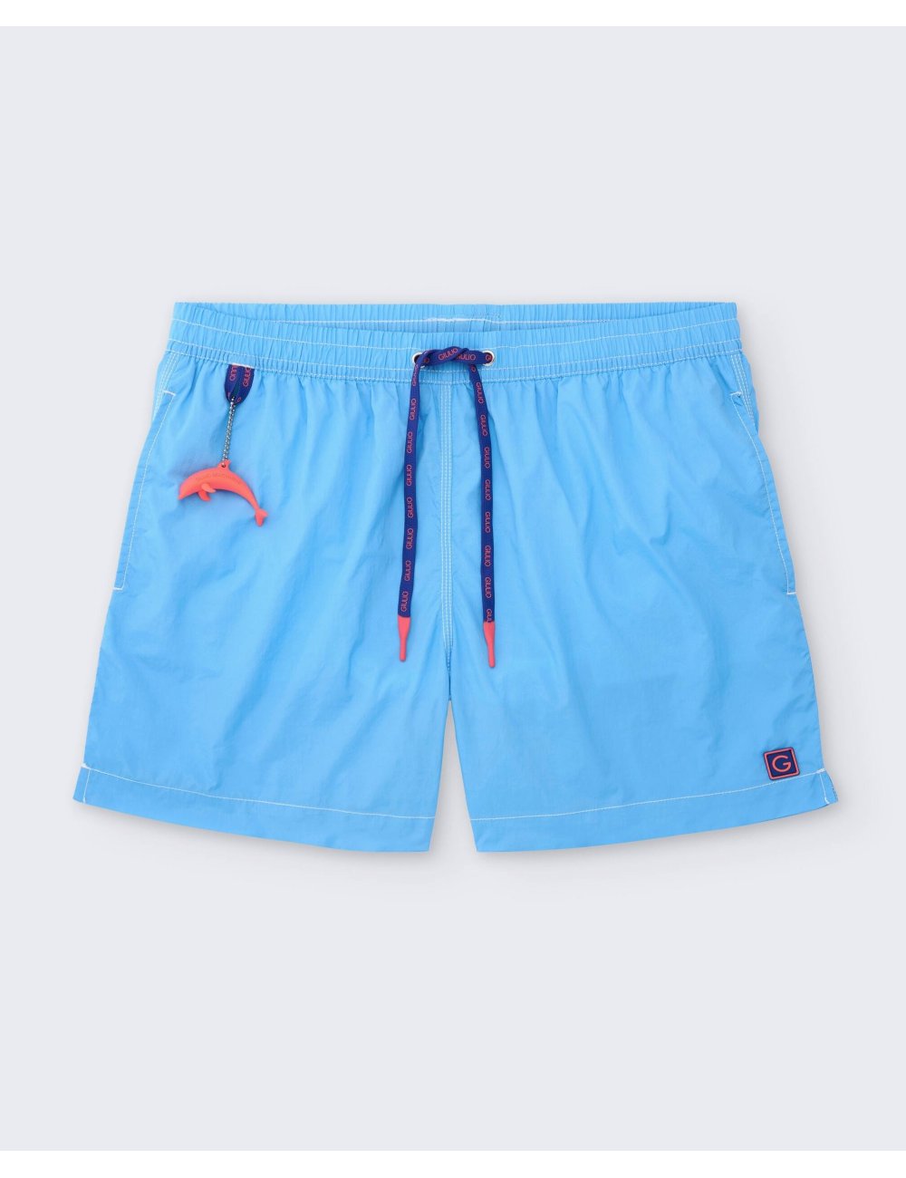 Men’s Light Blue Swimsuit – Quick Dry Nylon | Giulio